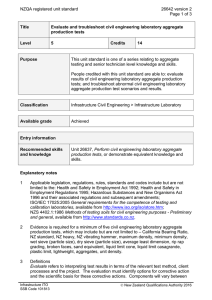 NZQA registered unit standard 26642 version 2  Page 1 of 3