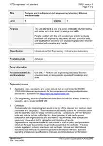 NZQA registered unit standard 26681 version 2  Page 1 of 3