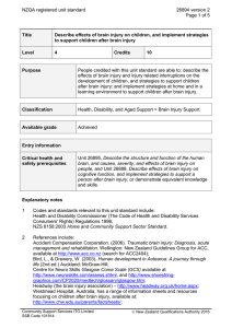NZQA registered unit standard 26894 version 2  Page 1 of 5
