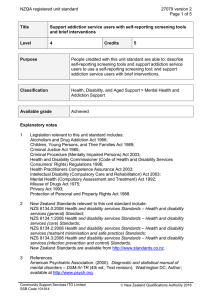NZQA registered unit standard 27079 version 2  Page 1 of 5