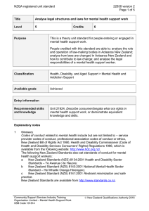 NZQA registered unit standard 22838 version 2  Page 1 of 5