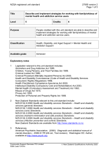 NZQA registered unit standard 27085 version 2  Page 1 of 5