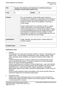 NZQA registered unit standard 22834 version 2  Page 1 of 6