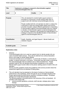 NZQA registered unit standard 22835 version 2  Page 1 of 8