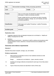 NZQA registered unit standard 8011 version 8  Page 1 of 3