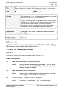 NZQA registered unit standard 8380 version 7  Page 1 of 3