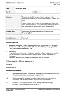 NZQA registered unit standard 16489 version 5  Page 1 of 3
