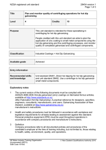 NZQA registered unit standard 28454 version 1  Page 1 of 3