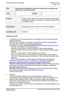 NZQA registered unit standard 28688 version 1  Page 1 of 3