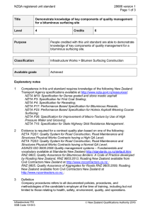 NZQA registered unit standard 28686 version 1  Page 1 of 3