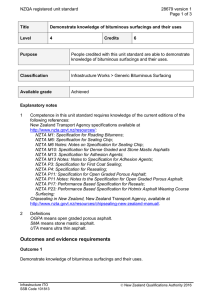 NZQA registered unit standard 28679 version 1  Page 1 of 3