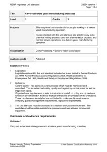 NZQA registered unit standard 28584 version 1  Page 1 of 4