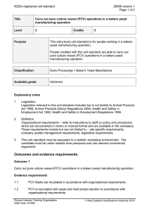 NZQA registered unit standard 28586 version 1  Page 1 of 2