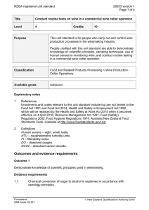 NZQA registered unit standard  29253 version 1 Page 1 of 4