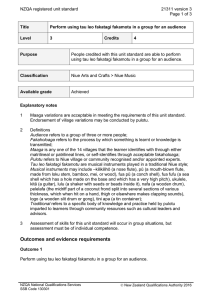 NZQA registered unit standard 21311 version 3  Page 1 of 3
