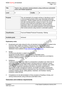 NZQA unit standard 18940 version 3