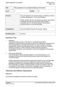 NZQA registered unit standard 29108 version 1 Page 1 of 3