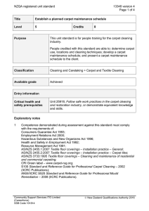 NZQA registered unit standard 13348 version 4  Page 1 of 4