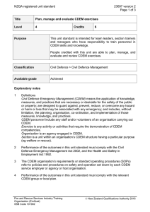 NZQA registered unit standard 23697 version 2  Page 1 of 3