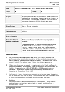 NZQA registered unit standard 28433 version 1  Page 1 of 4