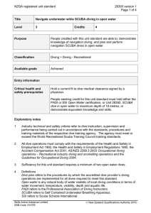 NZQA registered unit standard 28393 version 1  Page 1 of 4
