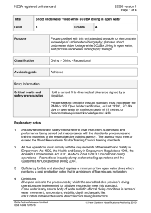 NZQA registered unit standard 28398 version 1  Page 1 of 4