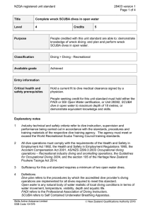 NZQA registered unit standard 28403 version 1  Page 1 of 4