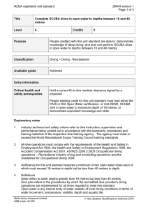 NZQA registered unit standard 28404 version 1  Page 1 of 4