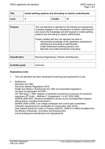 NZQA registered unit standard 14975 version 6  Page 1 of 4