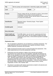 NZQA registered unit standard 10413 version 5  Page 1 of 5
