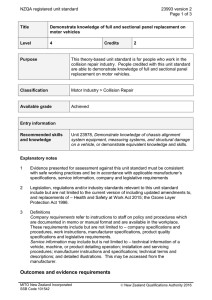 NZQA registered unit standard 23993 version 2  Page 1 of 3