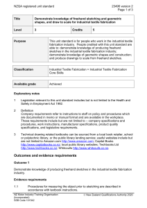 NZQA registered unit standard 23496 version 2  Page 1 of 3