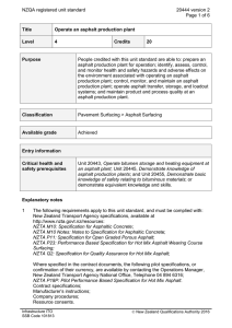 NZQA registered unit standard 20444 version 2  Page 1 of 6