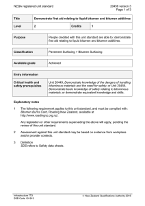 NZQA registered unit standard 20456 version 3  Page 1 of 3