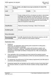 NZQA registered unit standard 289 version 5  Page 1 of 4
