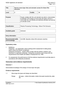 NZQA registered unit standard 293 version 5  Page 1 of 3