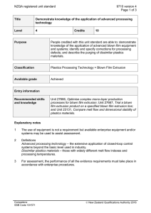 NZQA registered unit standard 9710 version 4  Page 1 of 3