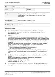 NZQA registered unit standard 24155 version 2  Page 1 of 4
