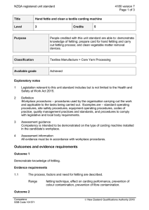 NZQA registered unit standard 4180 version 7  Page 1 of 3