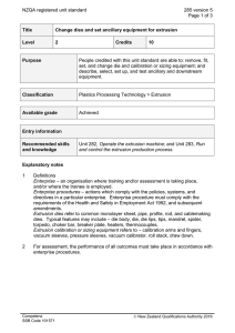 NZQA registered unit standard 285 version 5  Page 1 of 3