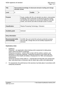 NZQA registered unit standard 286 version 5  Page 1 of 3