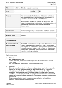 NZQA registered unit standard 23260 version 2  Page 1 of 5