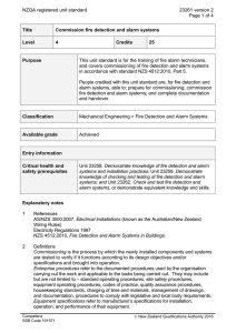 NZQA registered unit standard 23261 version 2  Page 1 of 4