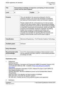 NZQA registered unit standard 17714 version 4  Page 1 of 5