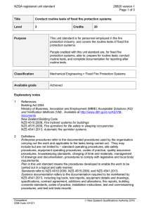NZQA registered unit standard 28820 version 1  Page 1 of 3