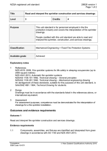 NZQA registered unit standard 28826 version 1  Page 1 of 2