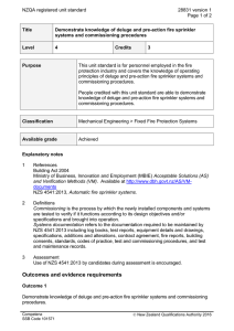 NZQA registered unit standard 28831 version 1  Page 1 of 2