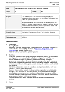 NZQA registered unit standard 28833 version 1  Page 1 of 4