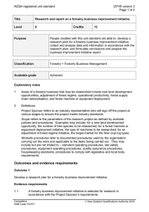 NZQA registered unit standard 25748 version 2  Page 1 of 4