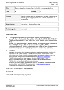 NZQA registered unit standard 23860 version 2  Page 1 of 3